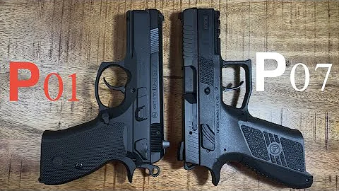 CZ P01 vs CZ P07 - Metal vs Polymer Carry