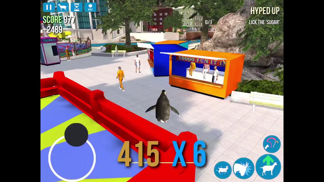 Penguin On a Ferris Wheel! Goat Simulator YouTube