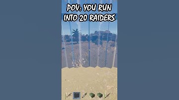 POV: YOU RUN INTO A 20 MAN MERGE RAID ON VITAL #rust #shorts #vtm #zerg #clans #gaming