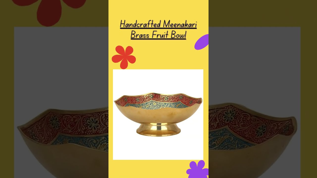 Top 3 Brass Handcrafted Fruit Baskets | Elegant Table Décor & Gifting Ideas - Amazon Finds