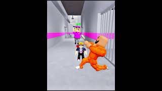 gugugaga noobie vs POLICE GIRL PRESION RUN #roblox #shots