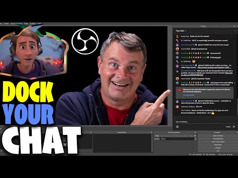 How to Dock Chat In OBS