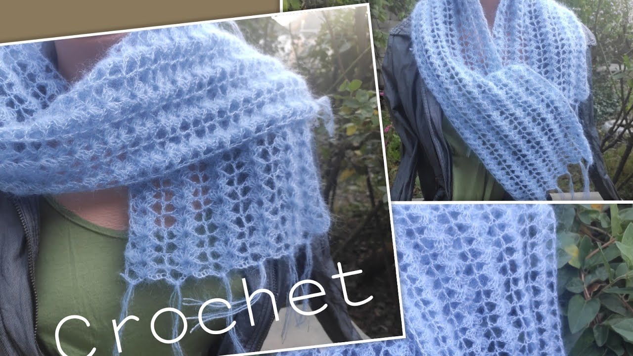 Lecția 40. Croșetăm o Eșarfă finuță