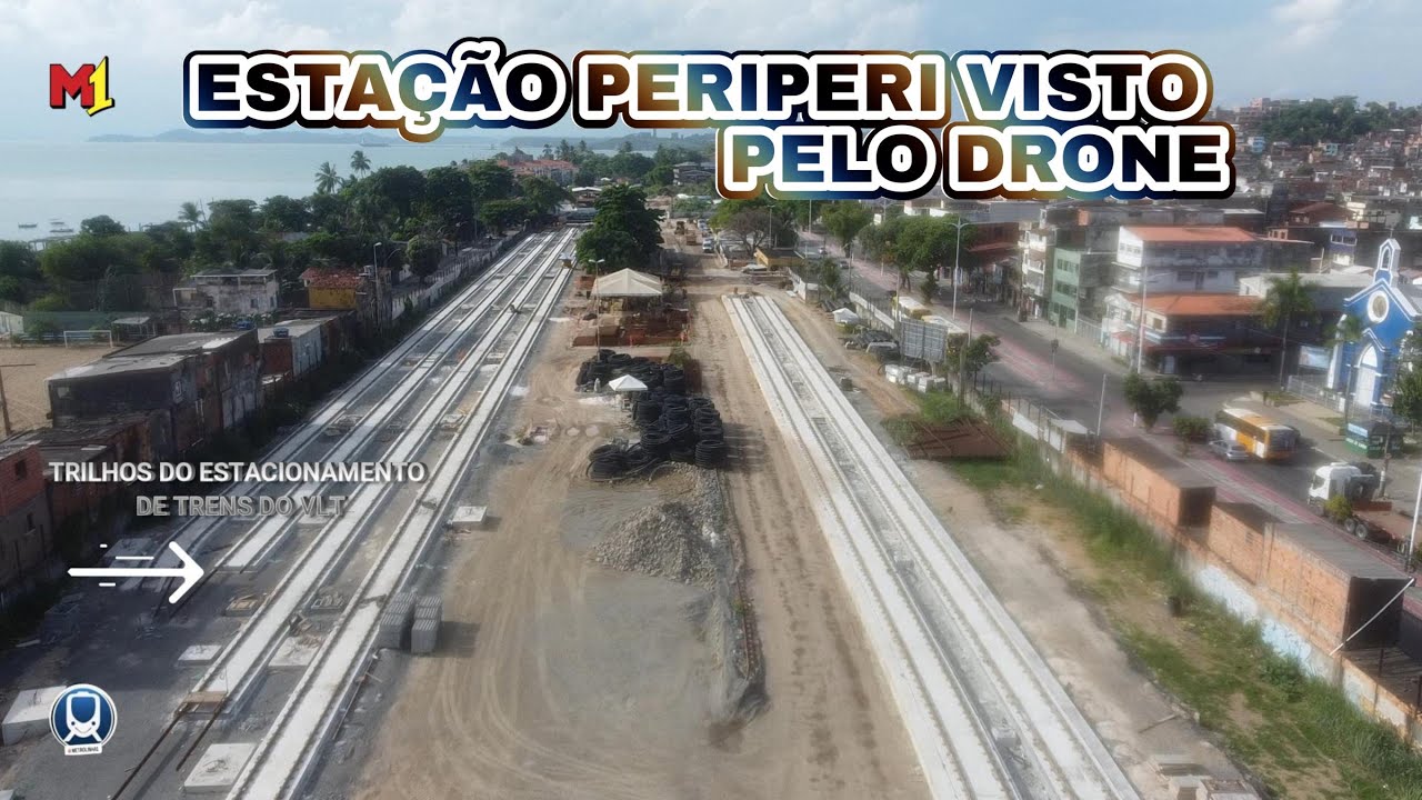 ESTAÇÃO PERIPERI VISTO PELO DRONE,veja