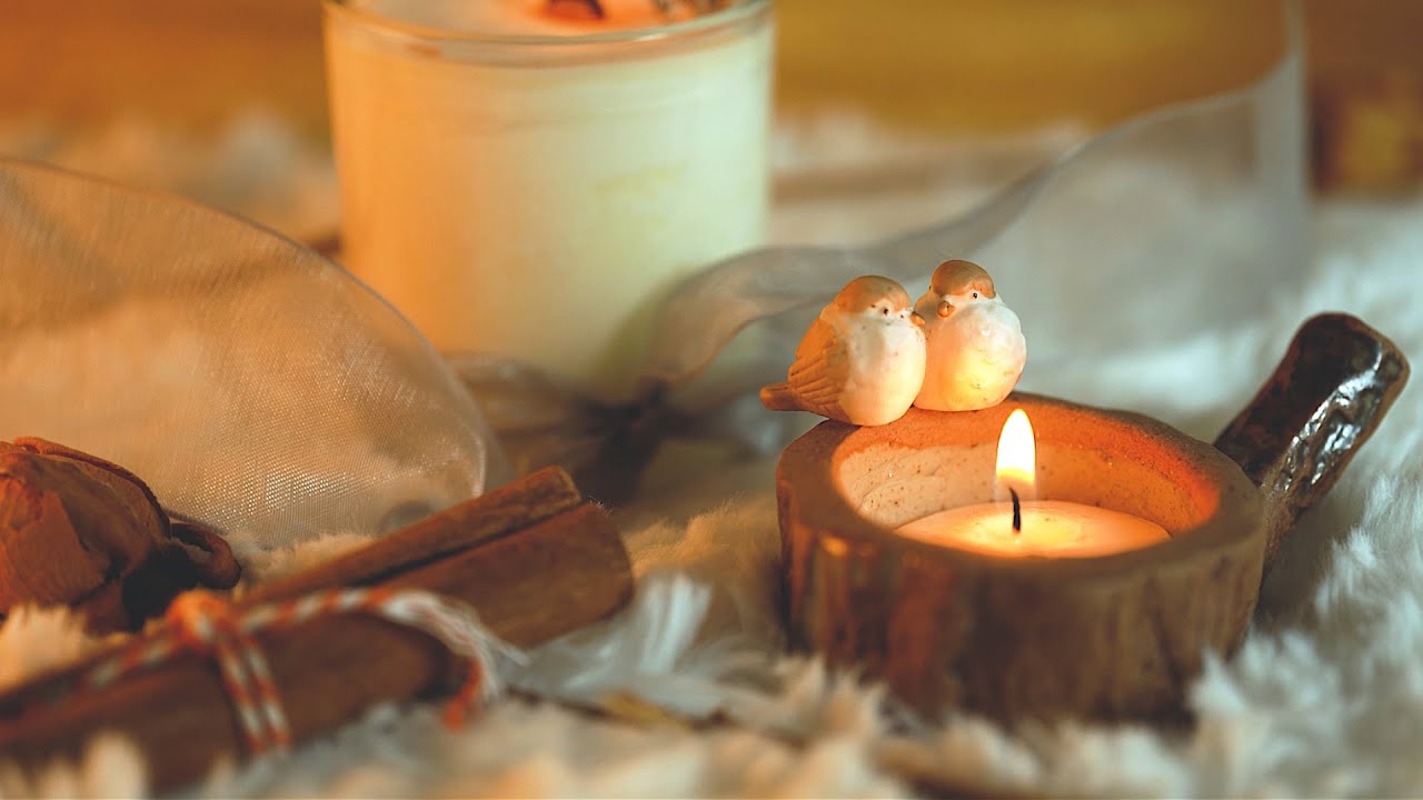 ASMR 노곤노곤 편안하고 따뜻한ㅣ자작나무 캔들 소리💤 Birch Candle Burning SoundㅣRelaxing