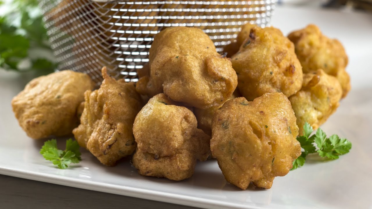 Buñuelos de gambas