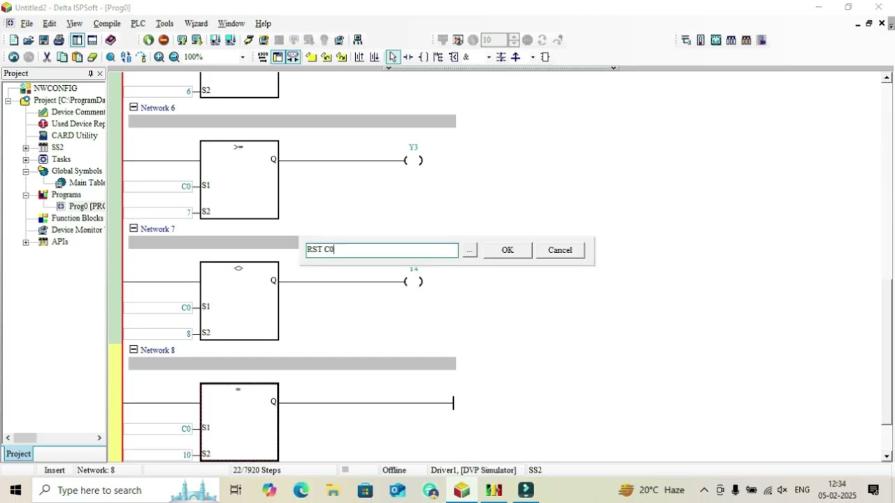 "🔢 Delta PLC Counter + Compare Block 💡 | Perfect Combo for Automation! 🚀 