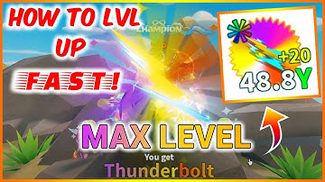 Max Level Thunderbolt | How to level up *THUNDERBOLT* fast in Weapon Fighting Simulator | Roblox