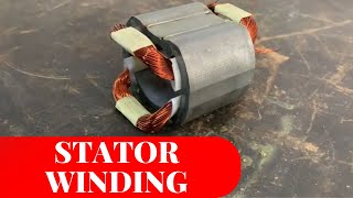 Bosch gws 8115 jet stone stator cushion winding repair