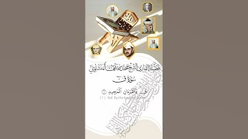 {وَاللَّهُ بَصِيرٌ بِمَا تَعْمَلُونَ}|محمد صديق المنشاوي|سورة الحجرات و ق.