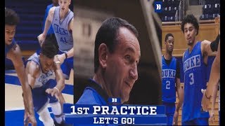 Duke FIRST Official 2019-2020 Basketball Practice! Ft. Cassius Stanley, Matthew Hurt & Tre Jones!