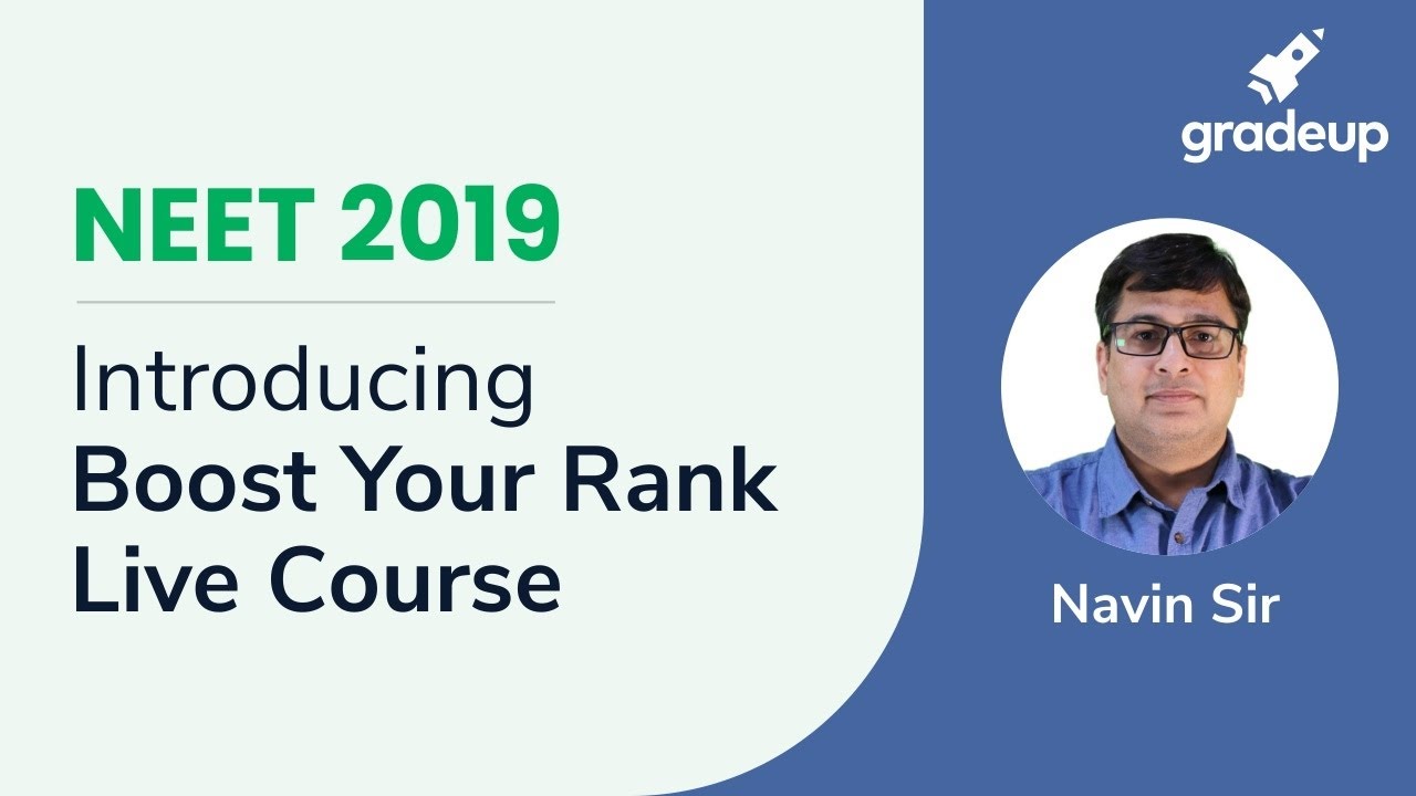 How to Boost Your Rank for NEET 2019 by Top Faculties | Tips & Tricks | Gradeup JEE