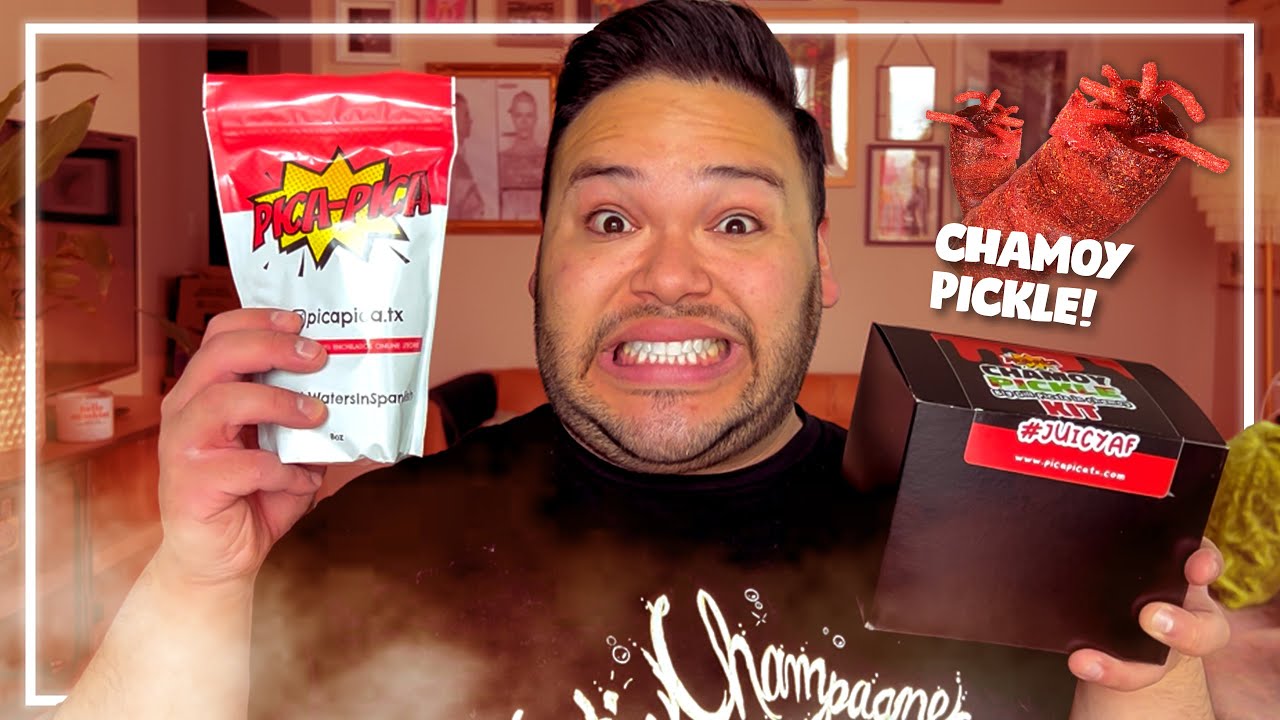 TRYING THE VIRAL CHAMOY PICKLE! YouTube