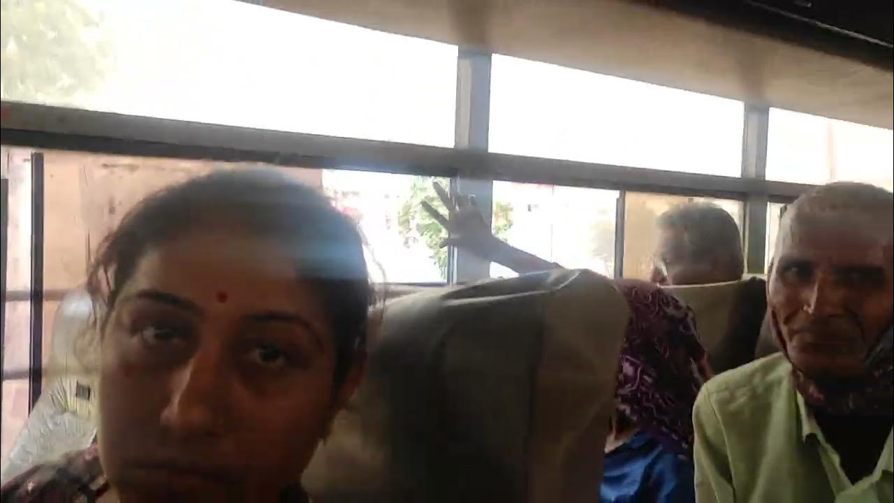 BHUJ To khedhbrhmha bus break failure to gandhinagar bus stand near