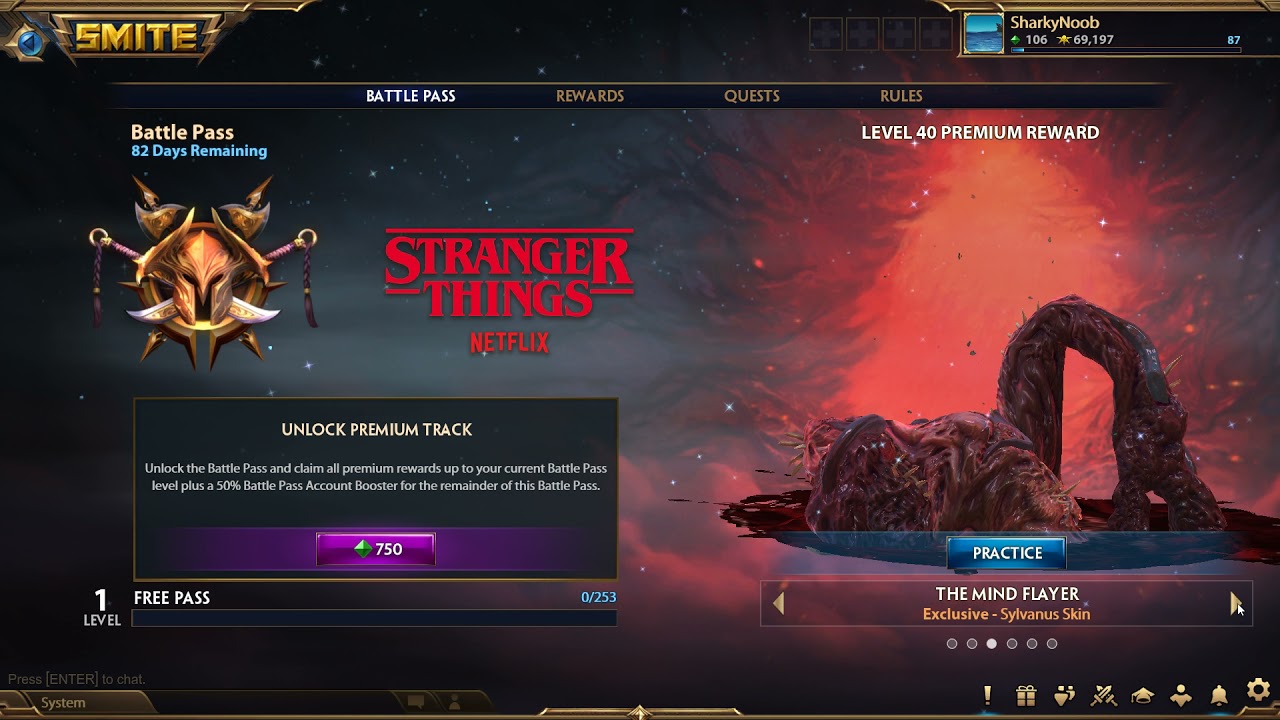 Smite Stranger things