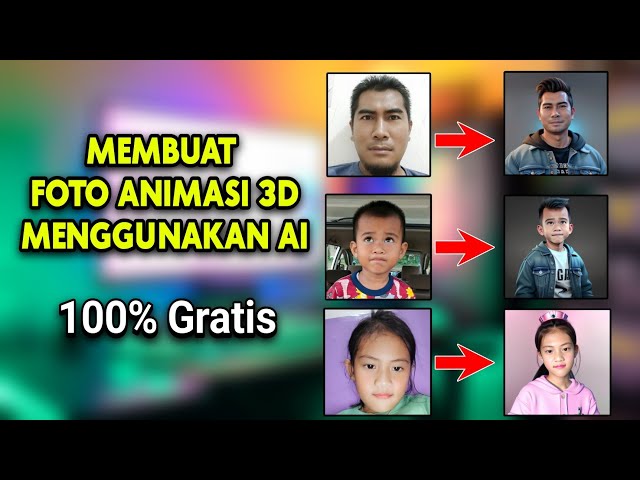 Cara Membuat Foto Animasi 3D Menggunakan AI Dari Foto Sendiri class=