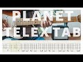 Radiohead planet telex coverguitar tab  tutorial  lesson