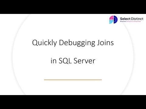 Debugging Joins in