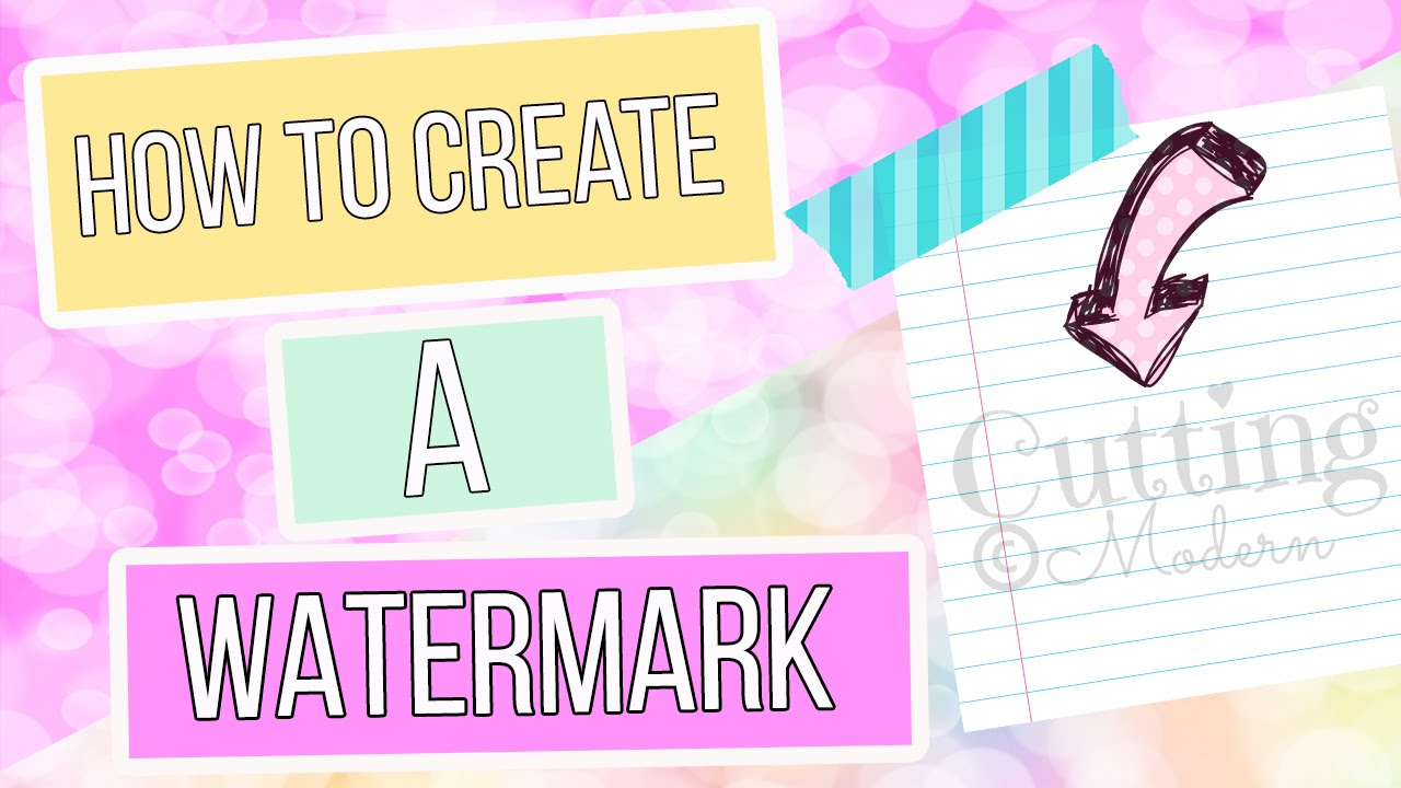 how to create watermark for youtube