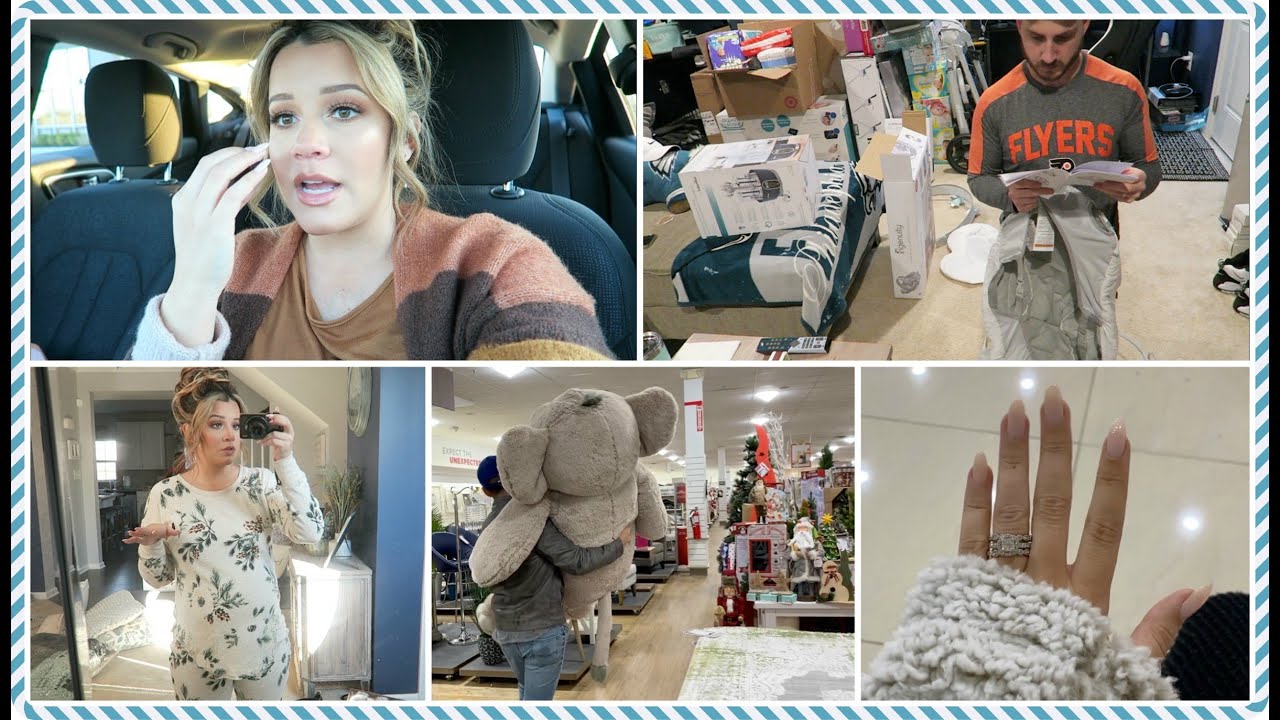 Pregnancy Rhinitis & Putting up Christmas Decor + Unboxing Baby Shower Gifts...