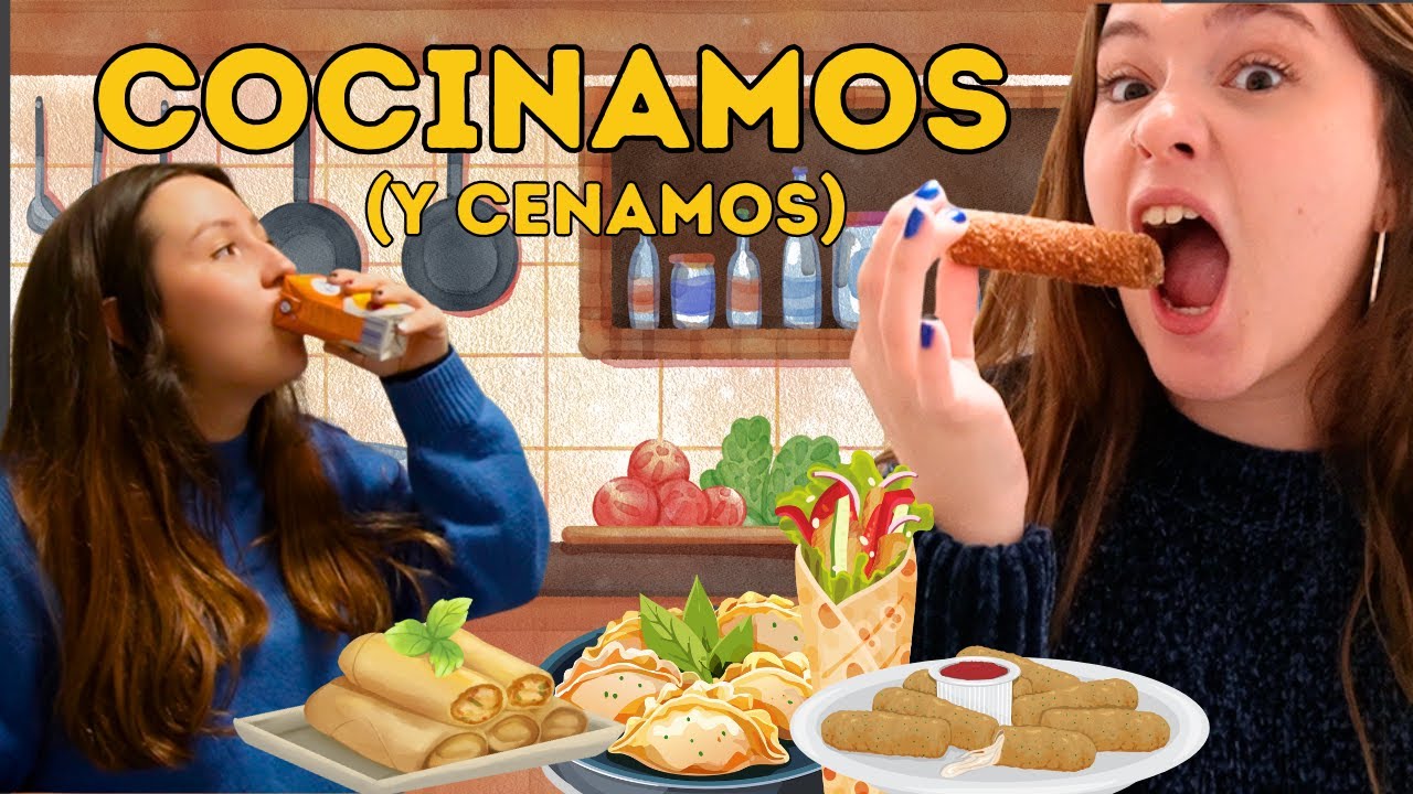 PROBANDO COMIDA DE MERCADONA + CHARLAMOS | Emma y Marina