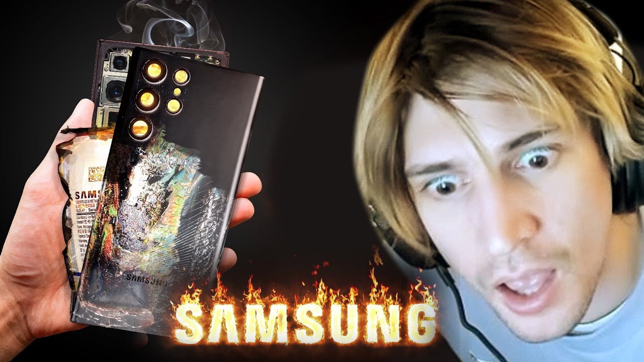 xQc Reacts to 'Samsung phones are Blowing Up Here’s Why.' YouTube
