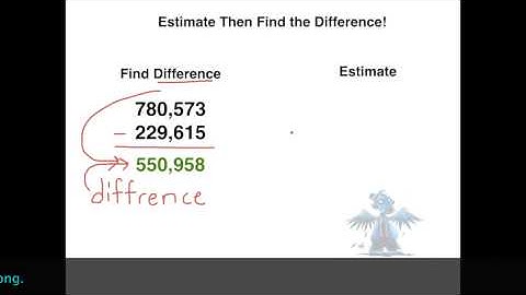 1.7 Subtract Whole Numbers