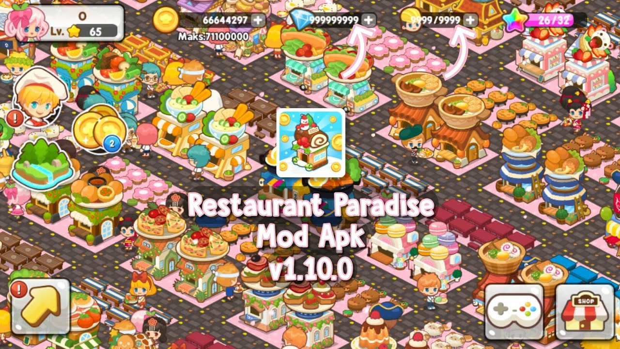 Restaurant Paradise Unlimited Coin & Diamond Versi 1.10.0