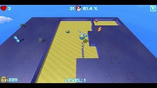 Nova Xonix 3D (by VixaGame) - arcade game for android - gameplay. screenshot 2