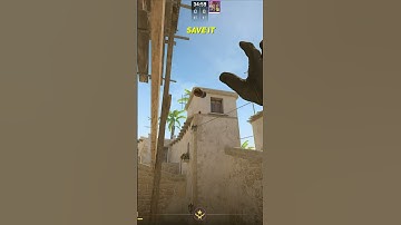 CS2 Mirage 3 Smokes From One Position #shorts