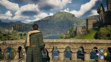 Hogwarts Legacy Exploring Hogsmeade official Gameplay PS5 4K #hogwartslegacy