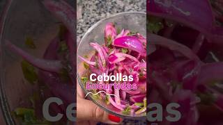 Cebollas encurtidas 🧅 #CebollasEncurtidas #RecetasFaciles #FoodieRD #receta