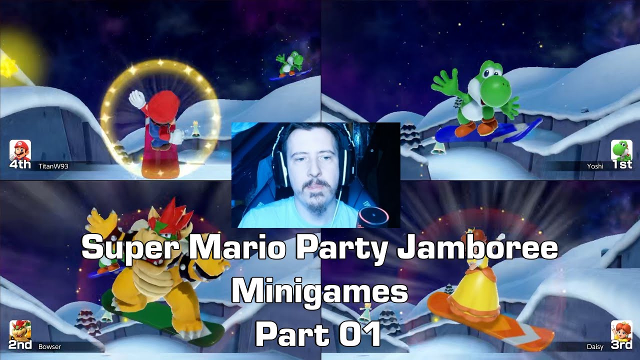 TRYING OUT MINIGAMES IN SUPER MARIO PARTY JAMBOREE - PART ONE - YouTube