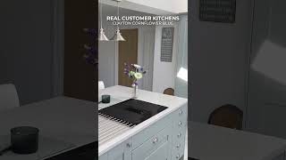 Clayton Cornflower Blue Shaker Kitchen - 4453 - DIY Kitchens