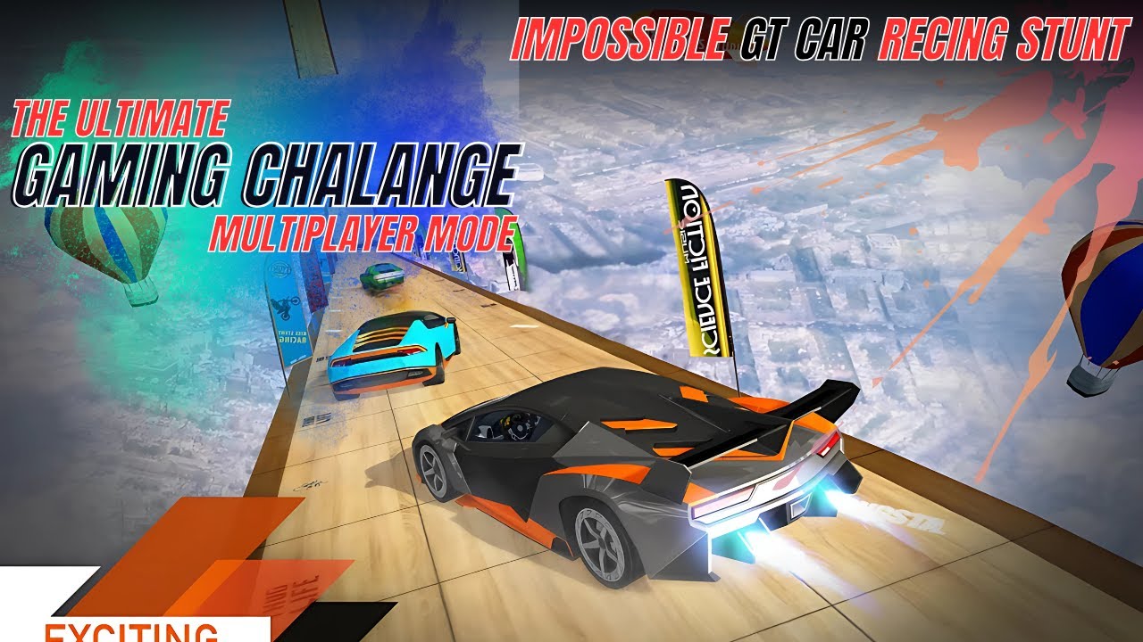 Impossible Car Racing Stunt Multiplayer Mode Gameplay🏁 Epic Online