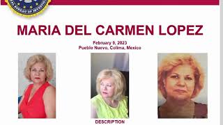 $20K reward offered for 63-year-old kidnapped from her home in Mexico