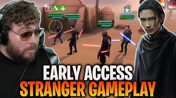 INSANE Early Access Stranger Gameplay - Beat Almost ALL Galactic Legends in SWGoH