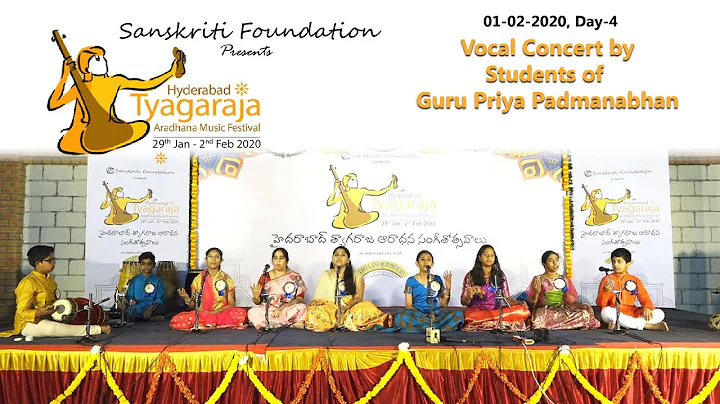 Concert by Students of Guru Priya Padmanabhan || H...