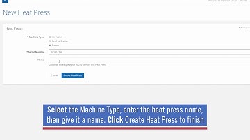 Fusion™ IQ Register a Heat Press Walkthrough