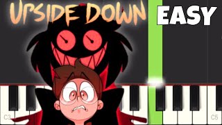 Upside Down - Hazbin Hotel Song - EASY Piano Tutorial