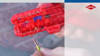 Watch the product video for Knipex 16 95 0X SB ErgoStrip Stripping Tool