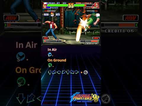 KOF 98 - Terry ( RBFF2 ) Combo