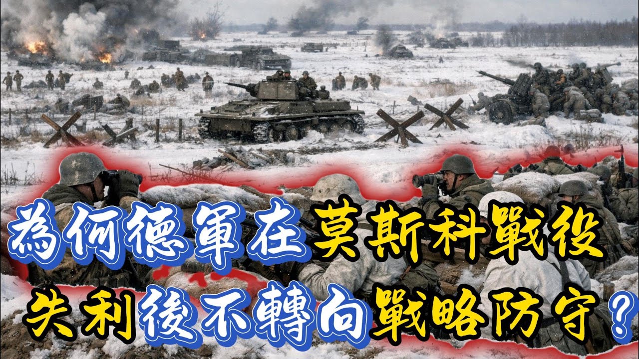 二戰莫斯科戰役失利後，為何德軍不轉向戰略防守？用防守反擊來消耗蘇軍的有生力量呢？