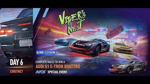 Audi S1 E Tron Quattro | Viper’s Nest | NFS: No Limits | Day 6