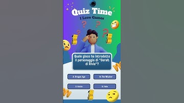 Quale gioco ha introdotto il personaggio di  Geralt di Rivia