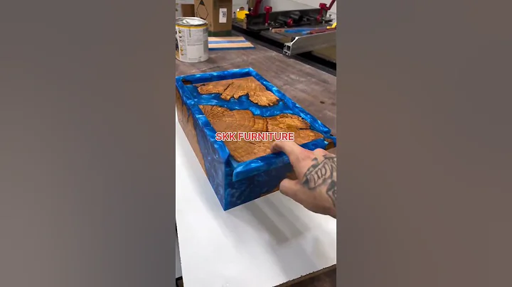 Epoxy Wood & Furniture | Epoxy Wood Storage Box #shorts #viralvideo #tranding