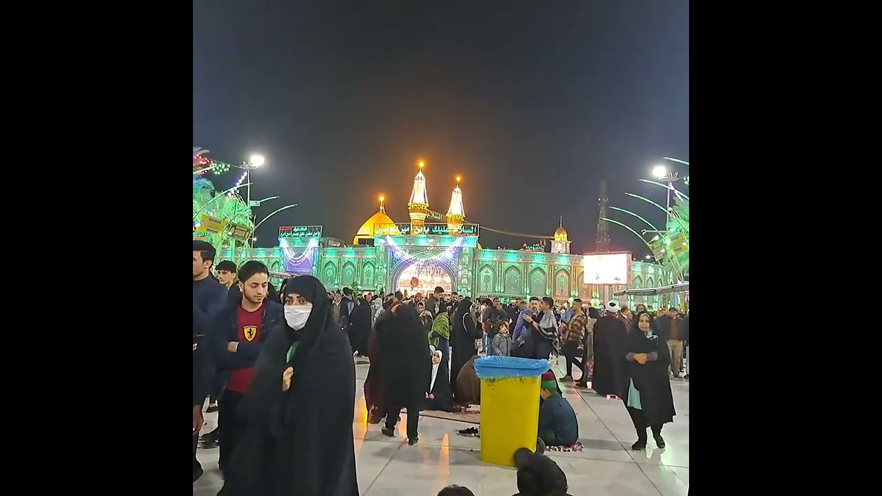 کربلا معلا بین الحرمین شب میلاد امام حسین علیه السلام