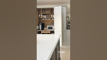 Before and After Kitchen Transformation with BIANCO CARRARA Quartz Worktops #quartz