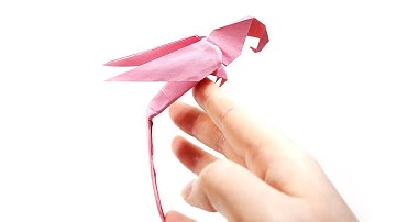 Origami Macaw Parrot (Manuel Sirgo) - Paper Folding / Papier Falten / 종이접기 - Paper Crafts 1101 おりがみ