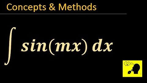 Integrate sinmx dx  || Integration of sin(mx). dx